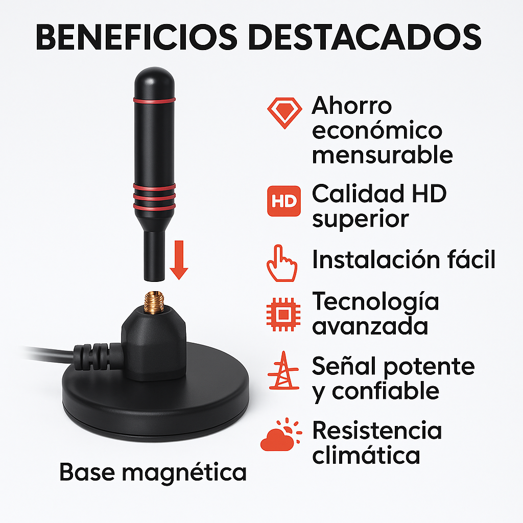 ANTENA TDT DIGITAL PRO MAX