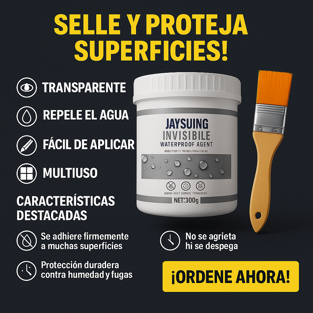 Sellador impermeabilizante invisible