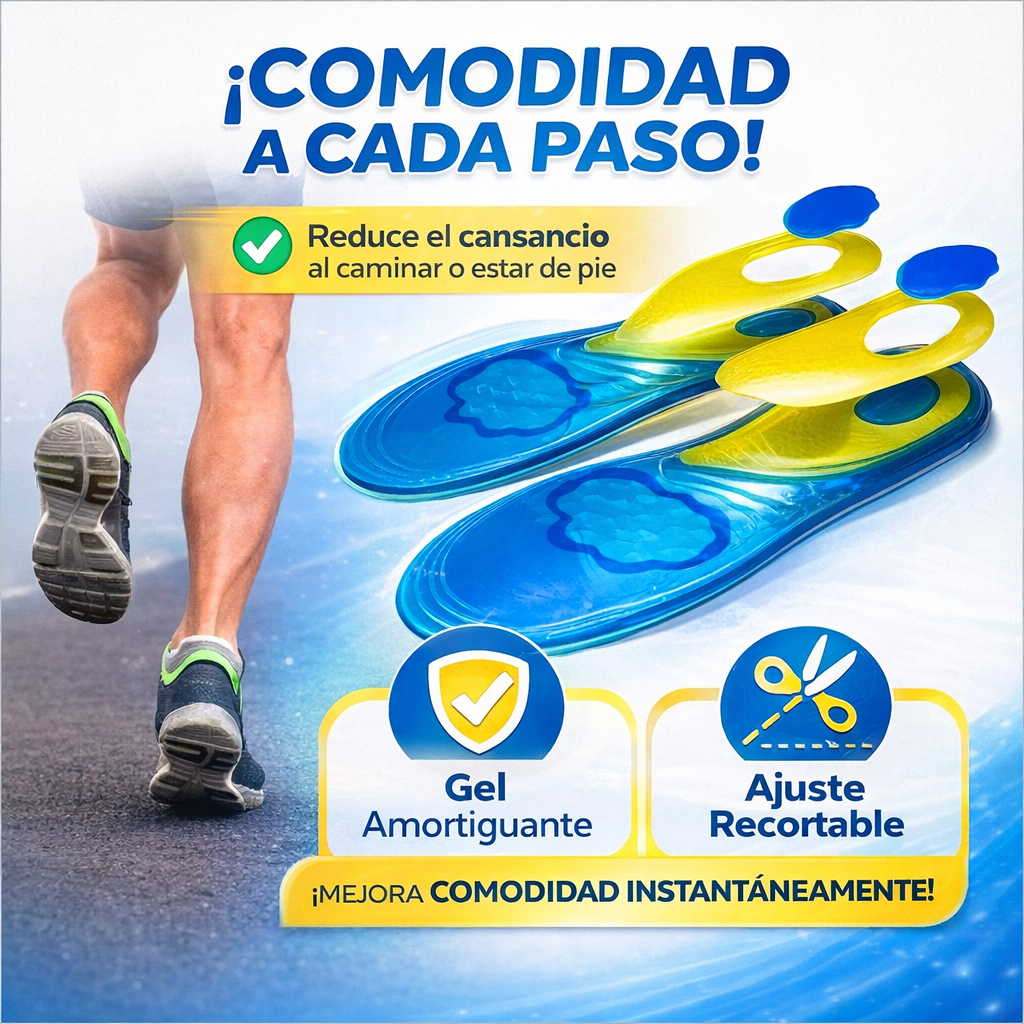 ¡Caminar todo el día no tiene por qué sentirse tan pesado!