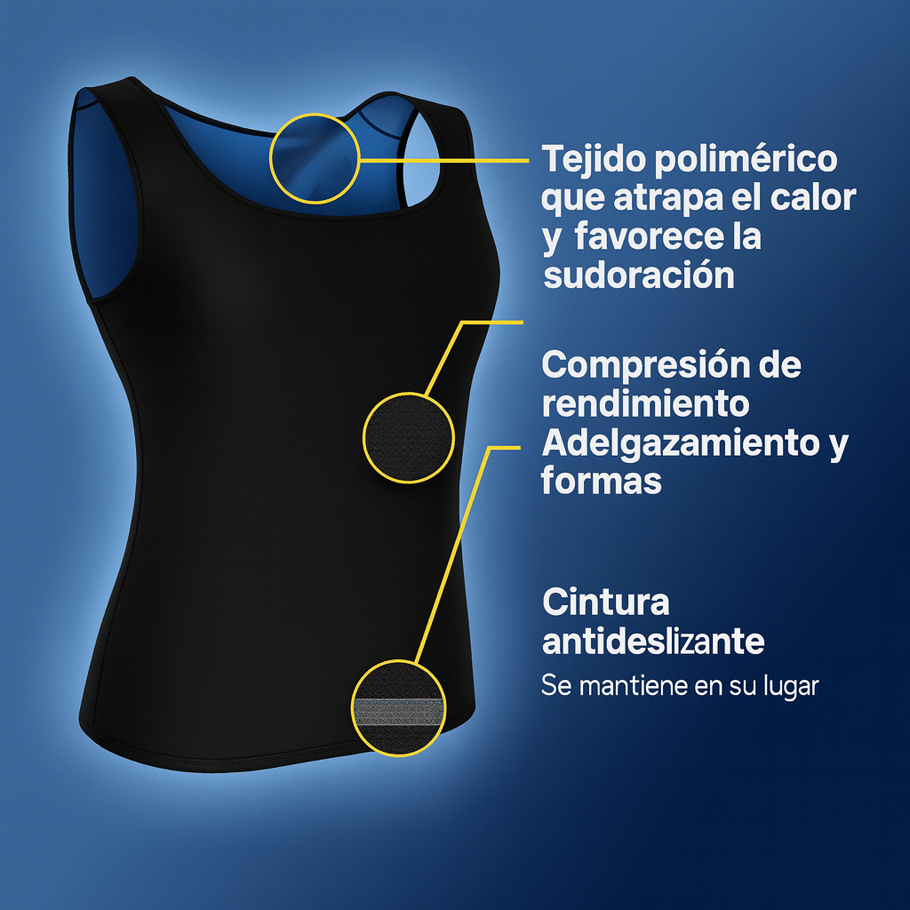 Faja Sauna Chaleco Reductora