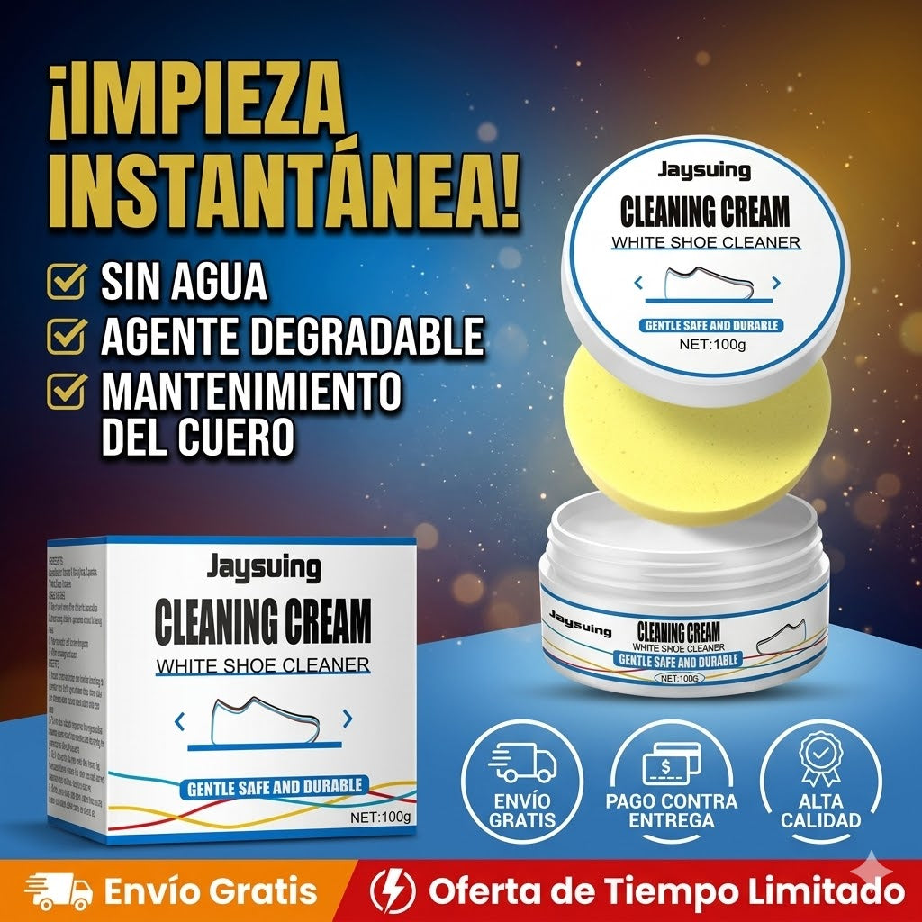 tu calzado habla por ti. Haz que hable de limpieza, orden y éxito