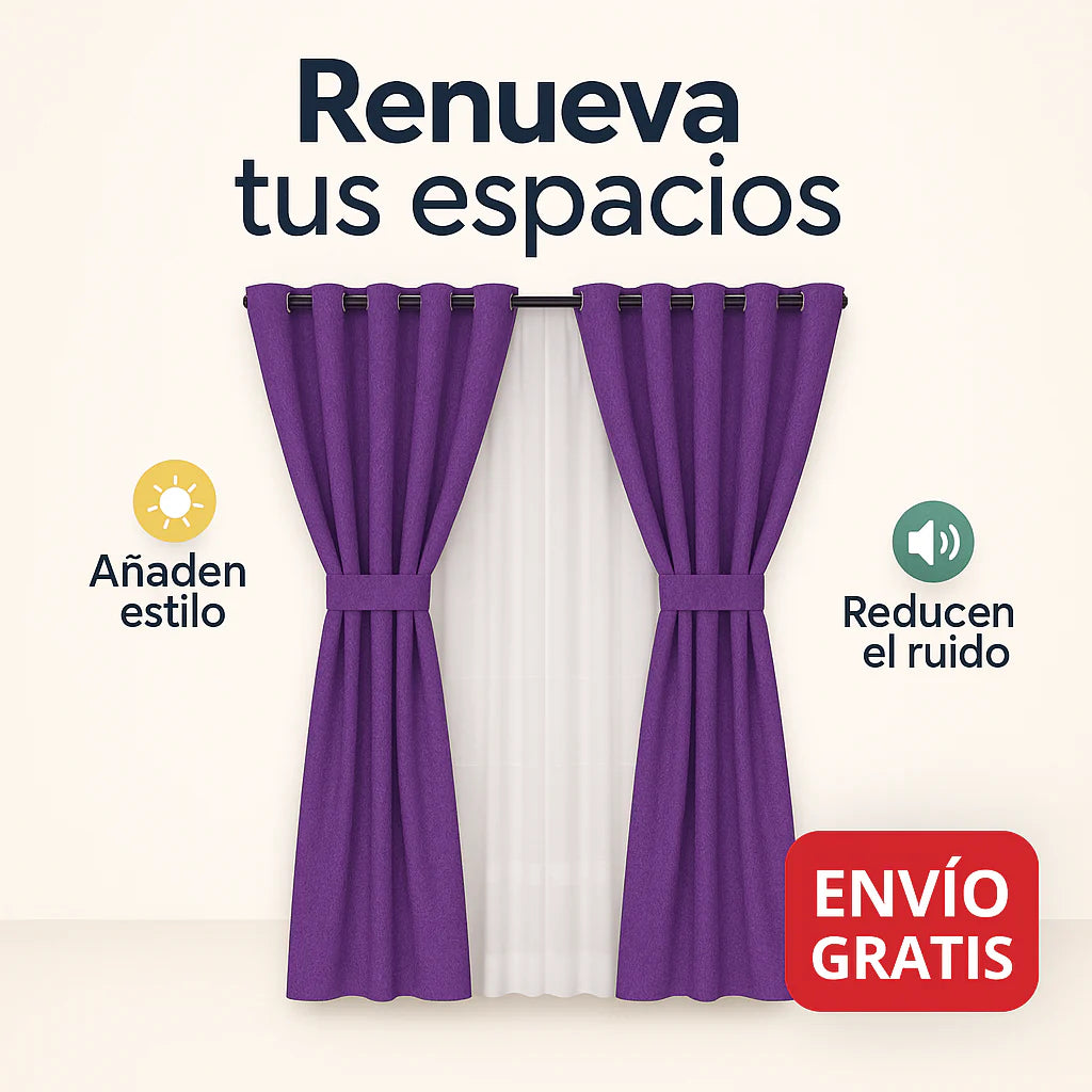 Si la luz entra a tu habitación desde temprano y no te deja descansar, estas cortinas lo solucionan en segundos