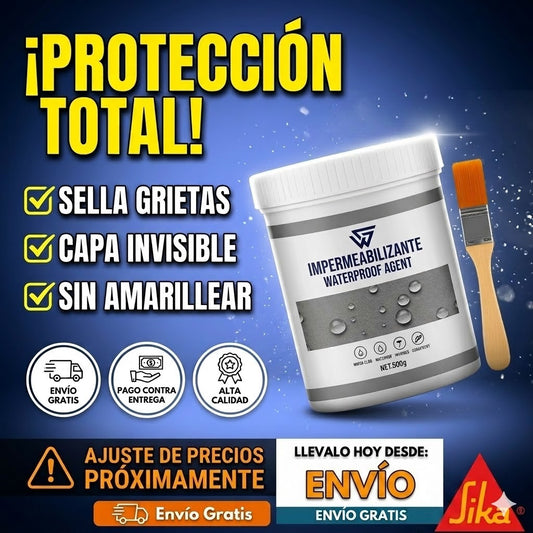 Convierte cualquier superficie en un escudo impenetrable: Casa seca y protegida en 15 minutos, sin maestros de obra.