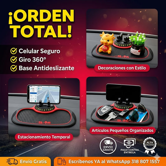 Dale a tu smartphone el trono que merece: Visión 360° sin sacrificar el estilo de tu carro