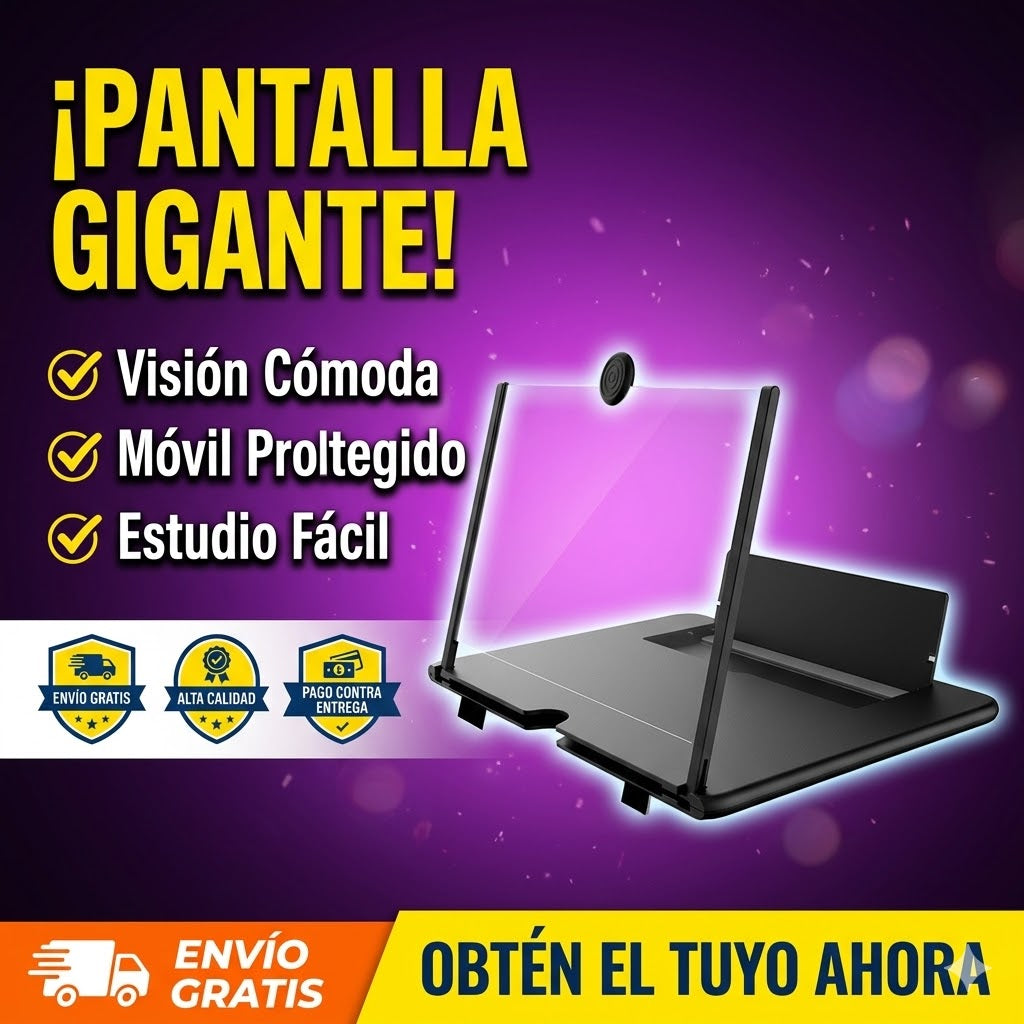 ¿Dolor de cabeza al ver tu móvil? Disfruta en HD sin forzar un solo músculo.