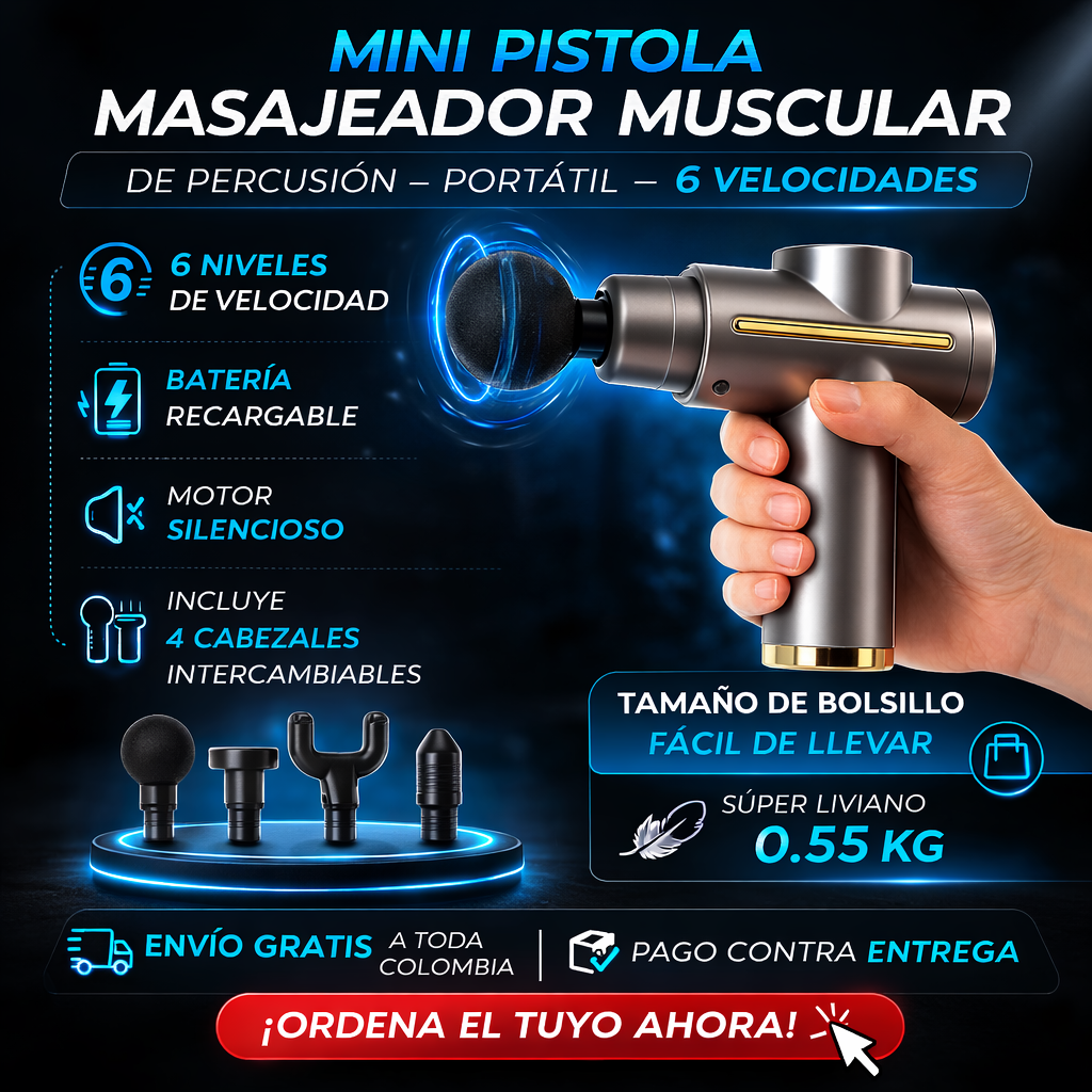 Llévalo en tu bolso y relaja tus músculos en casa, en el trabajo o después del gimnasio