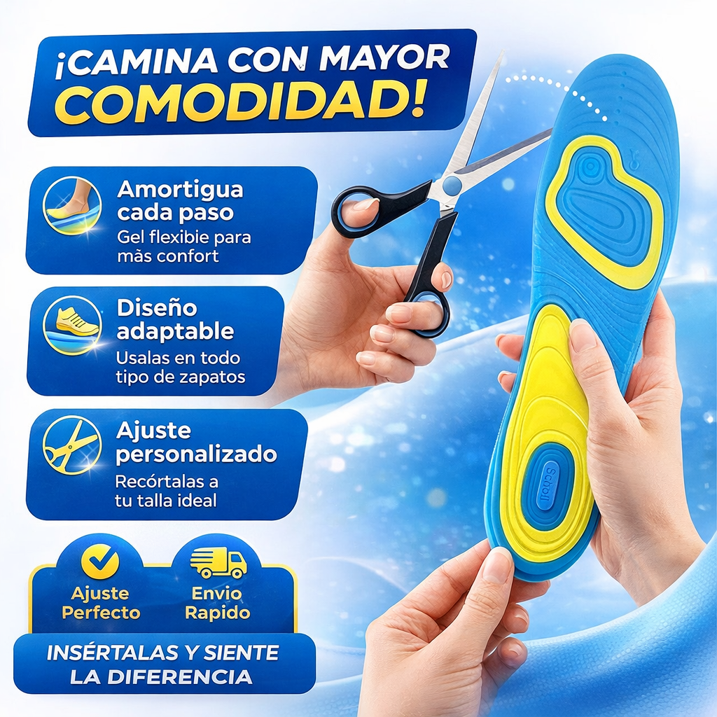 ¡Caminar todo el día no tiene por qué sentirse tan pesado!