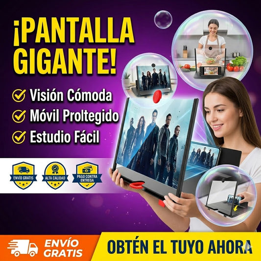 Convierte tu smartphone en un cine de 12 pulgadas en 2 segundos